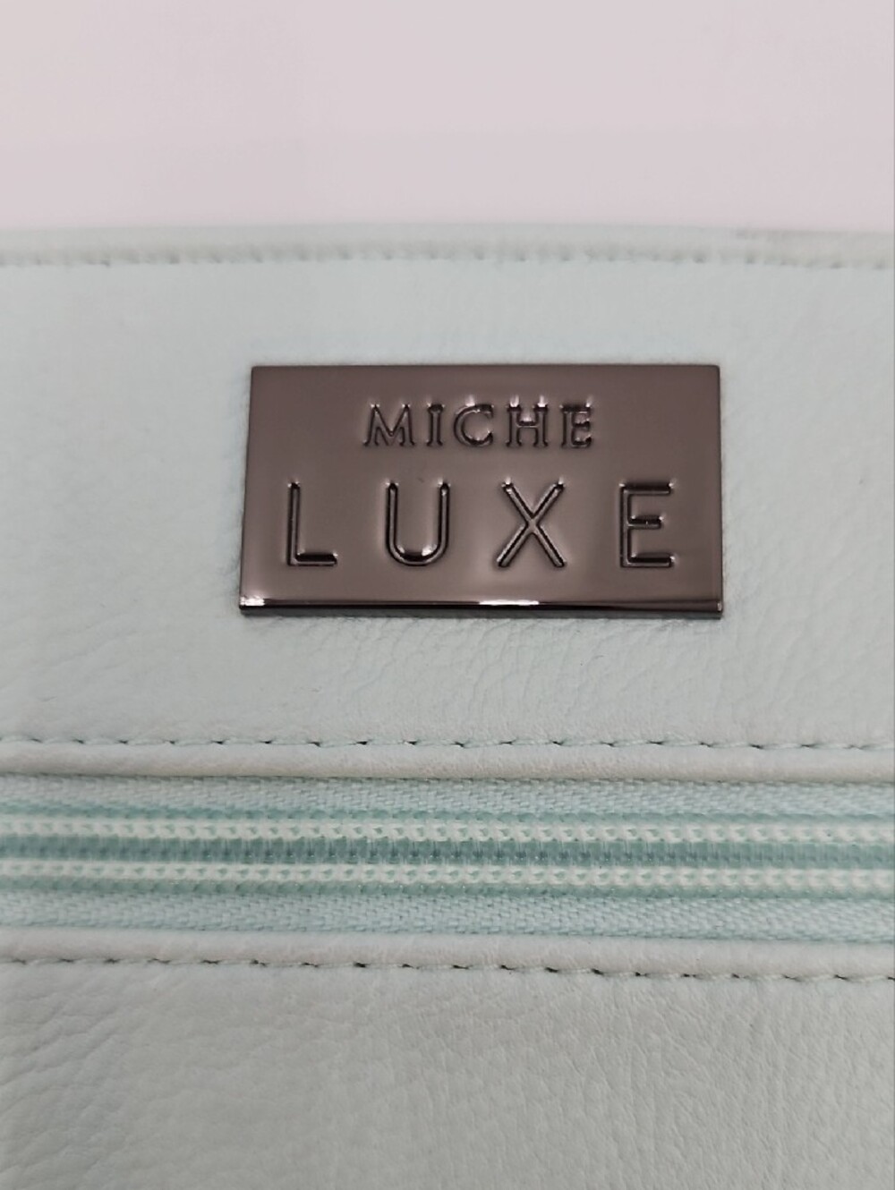 Miche Luxe Mint Shell with Black Eyelet Accents New Prima Strap - Picture 2 of 13